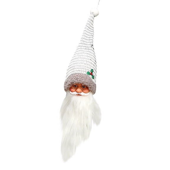 Uinagy Santa Claus Head Set and Christmas Tree Ornaments