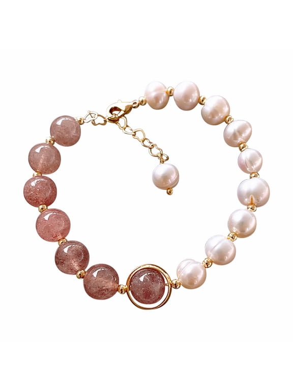 Strawberry Quartz Bracelet