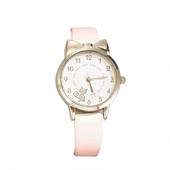Uinagy Womens Cat Shape White Quartz Watch
