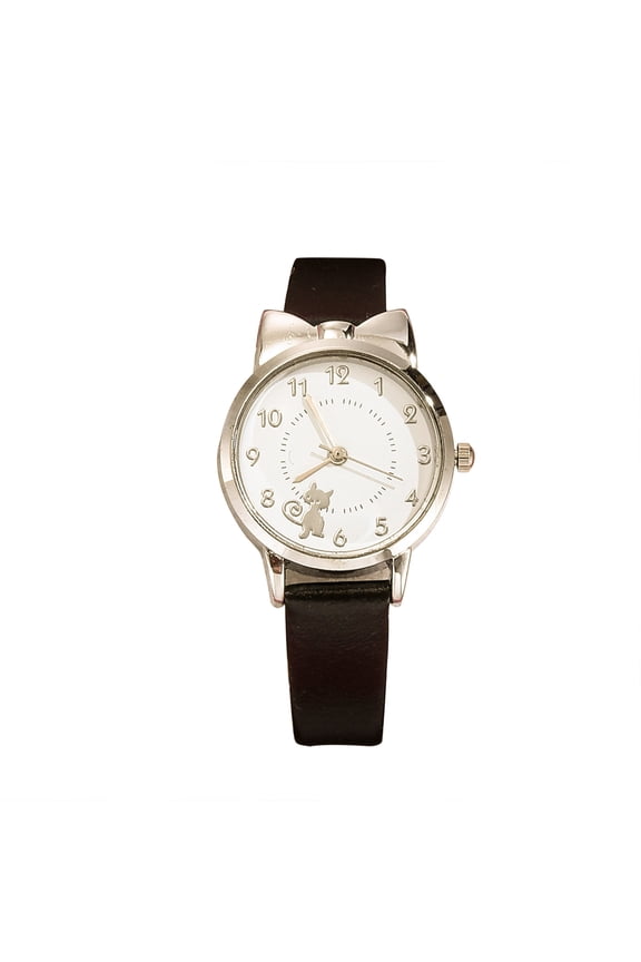 Womens Cat Shape White Quartz Watch
