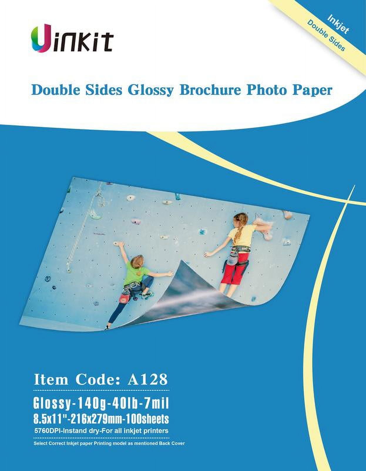 Double Sided 32lb Legal Size Photo Matte Inkjet Paper 25 Sheets