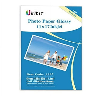 11x17 20-Sheets Canvas Textured Glossy Inkjet Photo Paper 11mil 270gsm -  Pacific Inkjet - Premium Inkjet Photo Paper