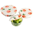 thumbnail image 1 of Uioepy 3Pcs/Set Reusable Beeswax Food and Reusable Food Sustainable Fresh Design Beeswax Wrappings Bowl Cover Waste Biodegradable Sandwich Kitchen Utensils Set D , Three-Piece Fresh-Keeping Cloth, 1 of 6