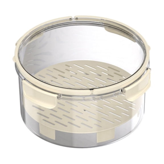 Uioepy Blowout Sale Hand-Held Food Storage Box, Cream White Abs Food Storage Container Small Food Storage Container With Leakproof Airtight Lids Closure Bags & Lids & Boxes Fresh Preservation Case