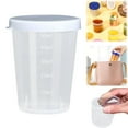 thumbnail image 1 of Uioepy Blowout Sale Plastic Small Measuring Cup With Scale I 50 Ml With Lid 1 Pieces 50Ml/100Ml/120Ml Salad Dressing Containers To Go Dipping Containers Lunch Box Accessories Seasoning Measuring Cup F, 1 of 8