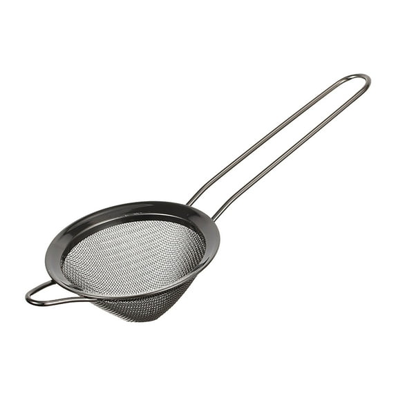 Uioepy Blowout Sale The Sieve Spoon Of The Cocktail Ice Slag Filter Is Grey Cocktail Strainer Stainless Steel Rods Tool With Stirring Spoon - Strainer, Fine Mesh Strainer / Sieve Wine Set Drinking Cup