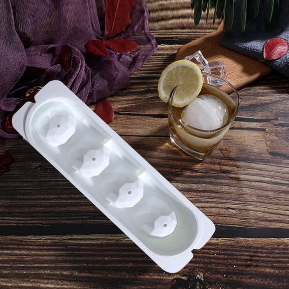 Uioepy Blowout Sale Spherical Ice Grid Ice Cube Tray Large Round Sphere For Perfectly Chilled Drinksbullet Points: Ice Cube Mold Kitchen Ice Grid