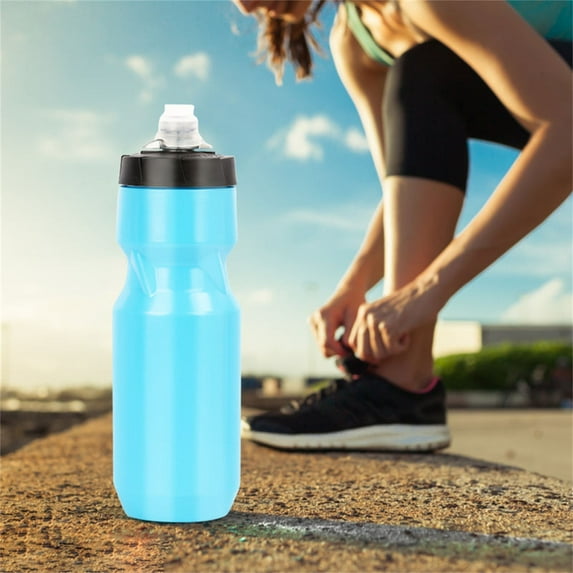 Uioepy Blowout Sale The Sports Water Bottle Is Sky Blue Steel Insulated Stainless Steel Water Bottle – For Cycling Fitness & Sports Fits Most Cages Glass&Bottle Kitchen Cups