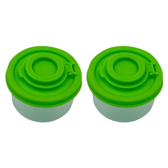 Uioepy Clearance 2 Pieces Of Small Kitchen Mini Seasoning Bottles And Jars In Green Pepper Shakers Proof Set Of Shaker To Go Camping Picnic Outdoors Kitchen Lunch Boxes Travel Set Clear With Red Cover