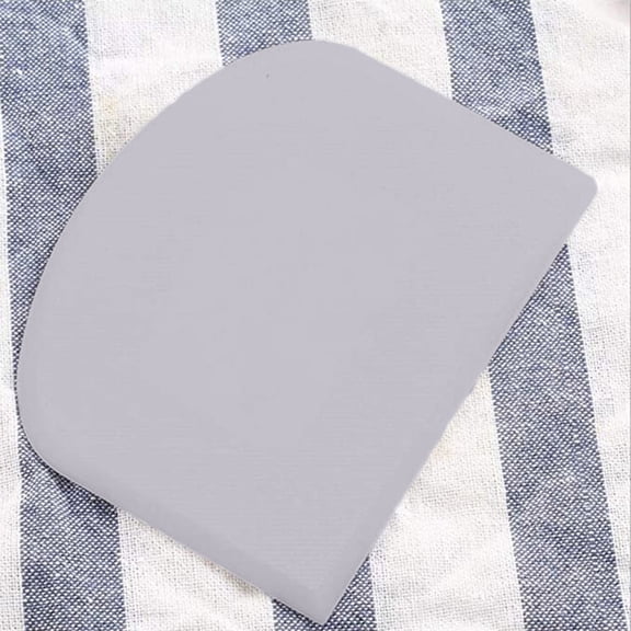 Uioepy Clearance Pe Plastic Scraper, Cream Scraper, Arched Cross-Section Knife, White Bowl Spatula & Scraper Flexible Plastic Multipurpose Kitchen Cutter Tool Food Scrappers For Bread Dough Baking Cak