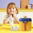 thumbnail image 1 of Uioepy Clearance Portable Baby Milk Powder Box, Outdoor Complementary Food Rice Powder Box, Yellow Baby Formula Dispenser Formula Dispenser Portable Milk Powder Formula Dispenser With Scoop Formula Co, 1 of 8