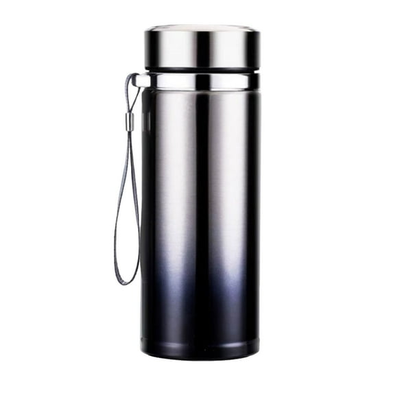 Uioepy Clearance Stainless Steel Insulated Cup With Gradient Blue 1000 Water Bottle 32Oz 27Oz Insulated Stainless Water Bottle Leak Proof Water Flask Keeps Drink Cold And Hot Sport Outdoor Large Capac