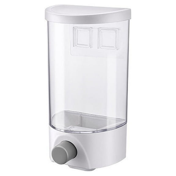 Uioepy Clearance Wall-Mounted Dry Food Dispenser 1000Ml Whole Grains Rice Bucket Wall-Mounted Rice Storage Tank Out Rice Food Storage Storage Rack