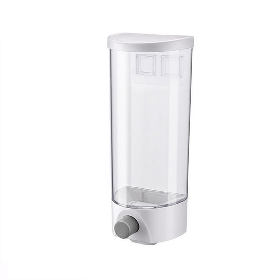 Uioepy Clearance Wall-Mounted Dry Food Dispenser 1500Ml Whole Grains Rice Bucket Wall-Mounted Rice Storage Tank Out Rice Food Storage Storage Rack
