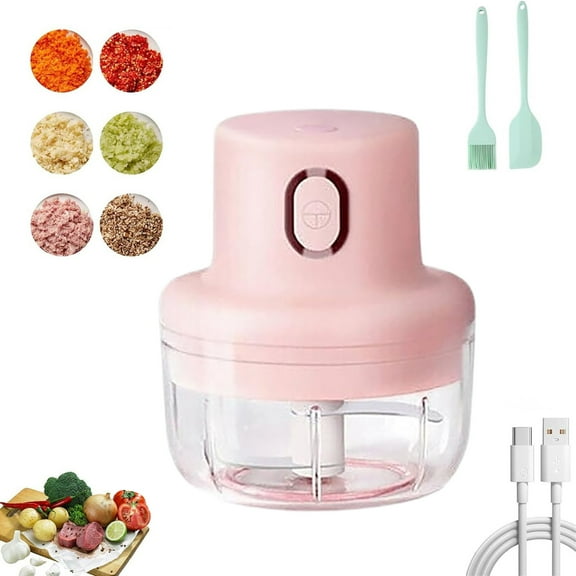 Uioepy Dirt Cheap Garlic Puree Machine 100Ml Faction Wireless Food Chopper Portable Food Processor Rechargeable Fairfaction Food Chopper Mini Chopper Mincer Portable Food Cutter For Meat Garlic Carro