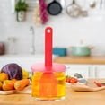 thumbnail image 1 of Uioepy Final Reduction The Oil Pot Is Red. Household Barbecue Grill Pan Oil Pot Oil Brush Dual Use Baking Brush Storage Kitchen Accessories Oil Bottle Kitchen Fat Bottle, 1 of 4