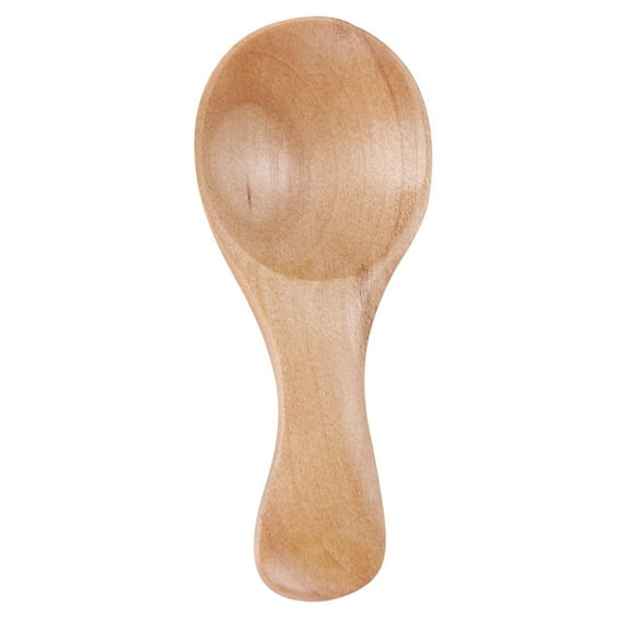 Uioepy Final Sale 0065 Wooden Spoon, Tea Spoon, Mini Teaspoon, Condiment, Beige Wooden Spoon Small Wooden Spoon Tea Seasoning Powder 8X3.5Cm Cooking Tools Kitchen Gadgets Tableware Stainless Steel Bow