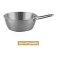 thumbnail image 1 of Uioepy Final Sale Korean-Style 304 Stainless Steel Rice Wine Bowl, Golden With Handle, Hot And Cold Wine Bowl, Cooking Snack Bowl, Western Restaurant Seasoning Bowl B D Kimchi Instant Ramen Ramyun Noo, 1 of 8