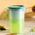 thumbnail image 1 of Uioepy Final Sale Large-Capacity Ice Water Bottle, Dark Blue 1550Ml Plastic Water Pitcher With Flip Top Spout Lid Clear Slim Water Container For Fridge Door Juice Pitcher For Tea Lemonade Handmade Dri, 1 of 8