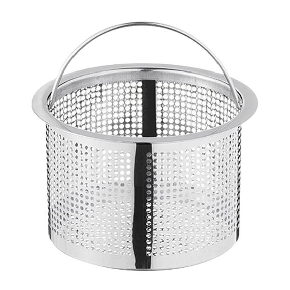 Uioepy Final Sale Stainless Steel Sink Deep Bucket Filter Screen Kitchen With Handle Residue Screen C Mesh Basket Kitchen Sink Drain Strainer Stainless Steel Large Basket Food Catcher Fast Flow And Ef