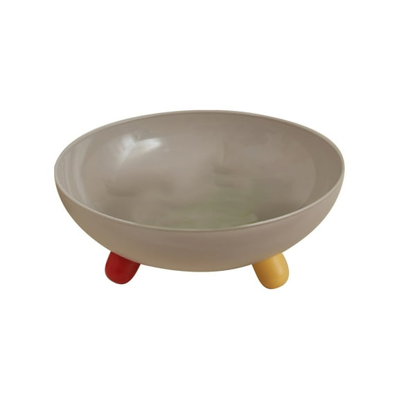 Uioepy Fruit Plate Living Room Coffee Table Household Creativity Simple Snacks Candy Display Plate High Value Dried Fruit Plate Triangular Tray kitchen utensils Grey, a fruit plate