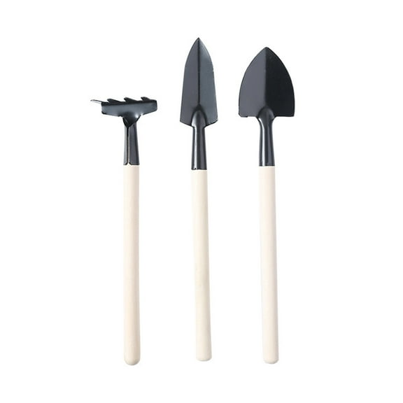 Uioepy Garden Tools 3PCS Indoor Outdoor for Women/Men Mini Set Gardening Set Tools Gardening Patio Garden kitchen utensils As shown, 1*Multifunctional gardening tool 3-piece set