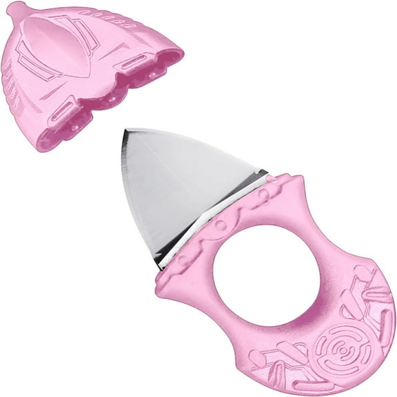 Uioepy Last Chance Ultra-Small Fixed Blade Pink Huaao Ultra Small Fixed 0.8In 440C Stainless Steel With Abs Handle Mini Edc Necklace For Gift Collection Cutting Cutter Polishing Stone