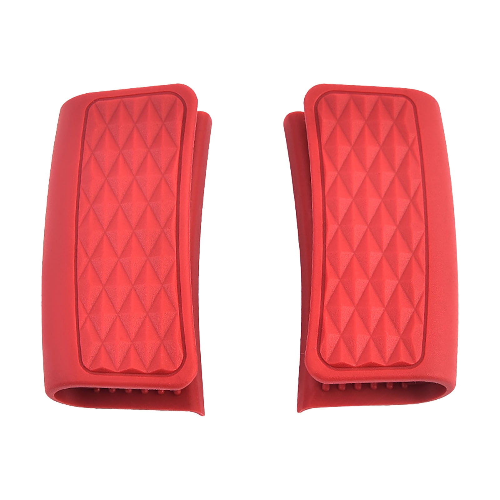Uioepy Liquidation 2 Pieces Of Red Pot Ear Anti-Heat Clips Pans High ...
