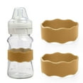 thumbnail image 1 of Uioepy Liquidation The Baby Bottle Cover Is Brown Personalized Baby Bottle Labels For Daycare Water Bottle Name Bands Customized Engraved Silicone Baby Reusable Bottle Straps Labels For Cups School 2P, 1 of 6