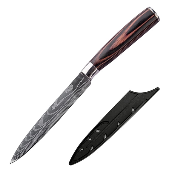 Uioepy Liquidation Damascus Laser-Engraved Chef'S Knife I Meat Cutting Japanese Set Of Kitchen Chef Cleaver Meat Vegetable Damascus Kitchen Set Cutter A Cutter