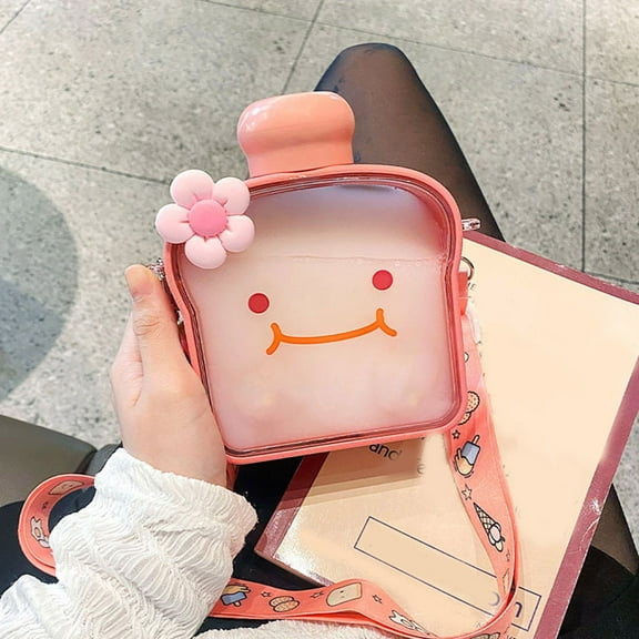 Uioepy Liquidation Fruit Popsicle Cup, Portable Korean Version Plastic Cup A For Children Cute Girl Heart Crossing Water Cup Girl Student Fruit B Cup Children Portable Plastic Cup Glass&Bottle Kitchen