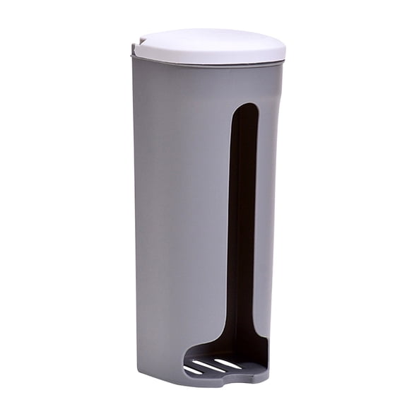 Uioepy Liquidation Garbage Bag Storage Box, Wall-Mounted Storage Rack, Grey Garbage Bag Storage Box Home Kitchen Bathroom Wall Hanging Plastic Storing Rack Rubbish Bags Garcasee Case