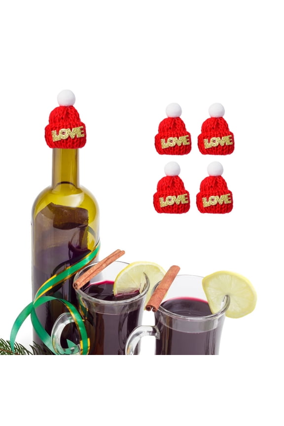 Liquidation Mini Cap Rd1 Without A Hanging Red Santa Hat 5 Pcs Of Mini Christmas Hat And Small Christmas Hat Handicrafts Small Christmas Hat Cup Cap Silver Bracket Family Christmas Decorationki