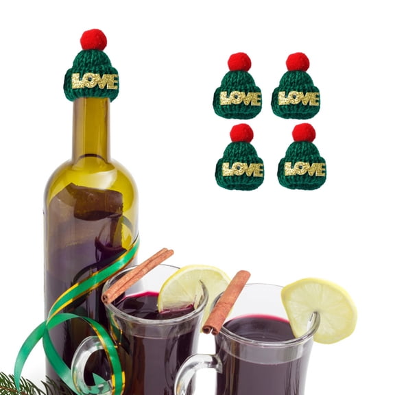 Uioepy Liquidation Mini Hat Gn1 Green Christmas Hat Without A Sling 5 Pcs Of Mini Christmas Hat And Small Christmas Hat Handicrafts Small Christmas Hat Cup Cap Silver Bracket Family Christmas Decorati