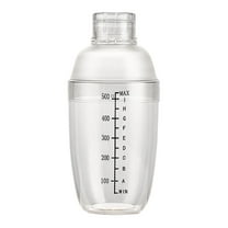 Uioepy Scale Shaker Cup Shaker Plastic Shaker Milk Tea Shop Supplies Home and kitchen Clear, 1x Mug