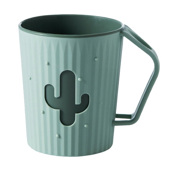 Uioepy Wheat Lightweight Cup Biodegradable Mug Plastic Tumbler for Water Home and kitchen Green, a cup