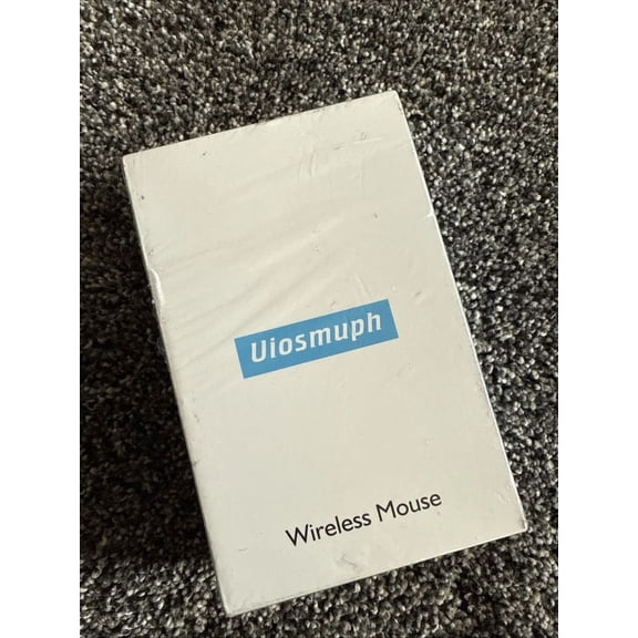 Uiosmuph Led Wireless Mouse, G12 Slim Rechargeable Wireless Silent Mouse, 2.4G P