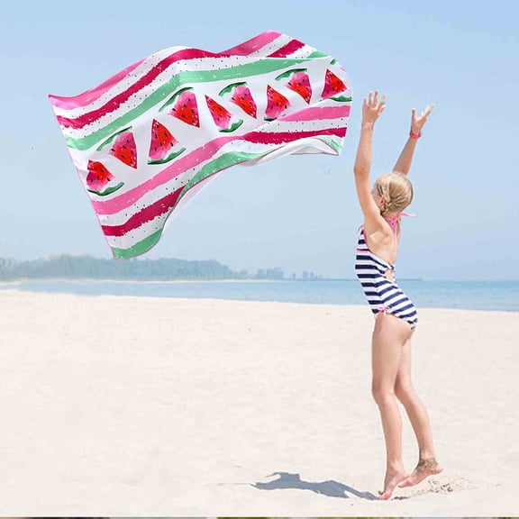 Uiz Merueh Beach Towel Clearance Extra Large Towels Pool Travel Accessories Essentials Soft Super Absorbent Swim Bath Camping Towels Bulk Men Women Adults Gift