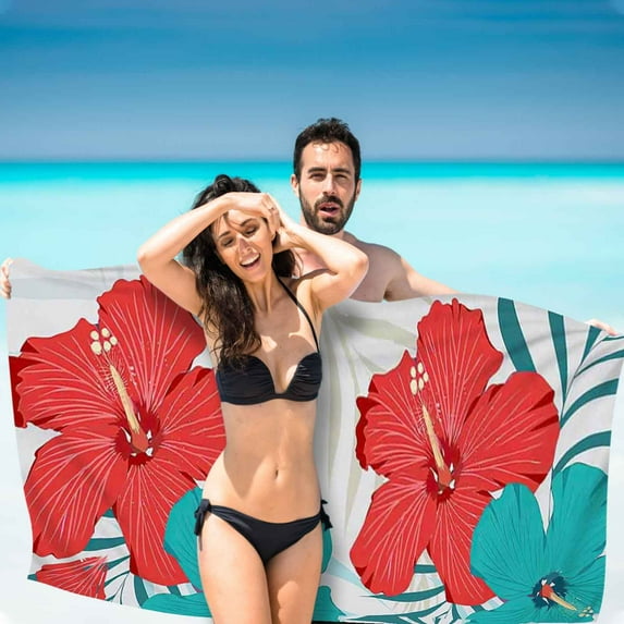 Uiz Merueh Beach Towel Clearance Oversized Beach Towel Thin Quick Dry Super Absorbent Large Lightweight Towels for Travel Sports Pool Swimming Bath Camping Yoga Girls Women Adults