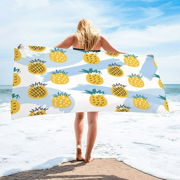 Uiz Merueh Beach Towels Bulk Beach Towels Sand Free Lightweight Travel Towels Oversized Large Cute Beach Towel for Kids Women Men Pool Swim