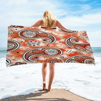 Uiz Merueh Beach Towels Towels for Travel Extra Large Microfiber Sand Free Towels for Adult Quick Dry Travel Camping Beach Accessories Vacation Essential Gift