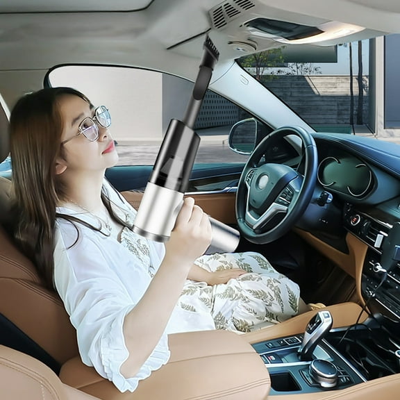 Uiz Merueh Car Vacuum for Pet Hair Handheld Car Vacuum Portable Cordless Powerful Suction Hand Vac Car Mini Portable Vacuum Cleaner for Home Office Car Pet