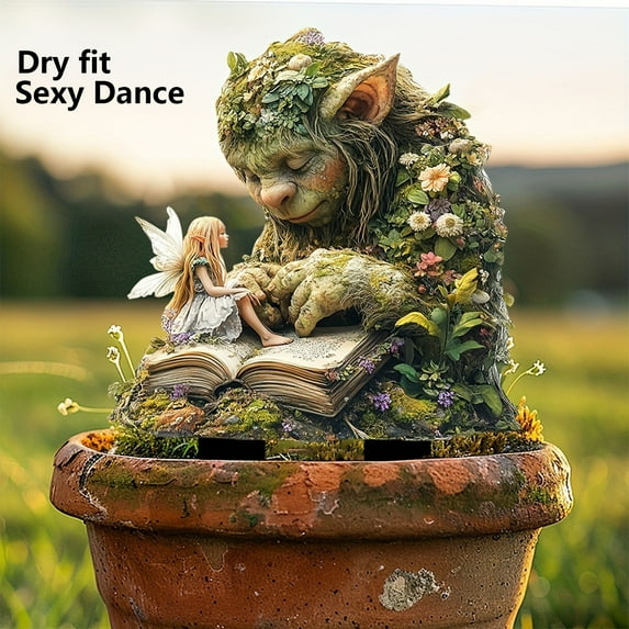 Uiz Merueh Decorative Garden Stakes Garden Statues Outdoor Flower Fairy Decor,Outdoor Statues-Patio Lawn Yard Porch, Funny Garden Fairies Ornaments Figurines for Outside Garden Gifts