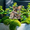 thumbnail image 1 of Uiz Merueh Garden Decor Fairy Garden Statue Outdoor Decor, Flower Fairy Outdoor Statues Fairy Figurine Lights Garden Decor for Outside Patio Lawn Yard Balcony, 1 of 6