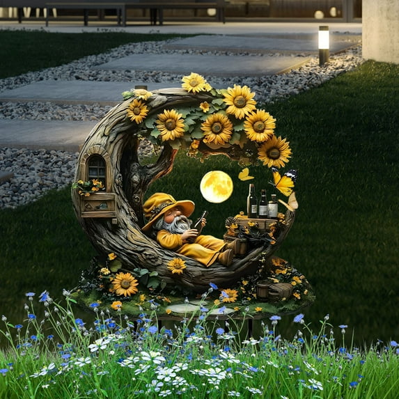 Uiz Merueh Garden Decor Outdoor Statue Miniature Figurines Perfect for Yard Art Outdoor Patio Decor Lawn Ornaments and Statues Decorations