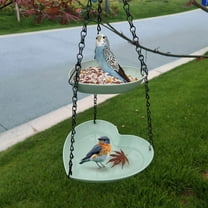 Uiz Merueh Hanging Bird Feeder Tray Tray Bird Feeder Garden Décor, Gifts for Mom Grandma Women