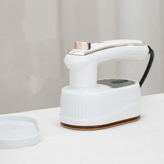 Uiz Merueh Home Clothing Steamers Travel Steamer & Iron 2-in1, Handheld Clothes Steamer-20s Heat-up, 180° Rotatable Handle, 1050W Portable Garment Steamer