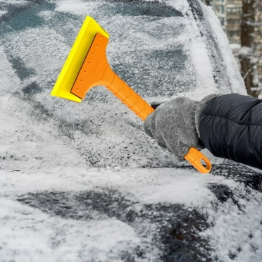 Uiz Merueh Ice Scraper snow scraper for car Scratch-Free Auto Windshield Scraper to Remove Snow, Frost, and Ice, Universal Frost Removal Tool for Cars and Trucks