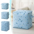 thumbnail image 1 of Uiz Merueh Large Blanket Clothes Organization and Storage Containers Reinforced Handle Sturdy Zipper for Closet, Dorm, Pillows, Bedding, Clothes, Blankets, 1 of 5