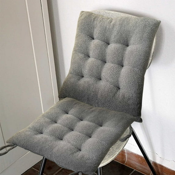 Tupukom Outdoor High Back Chair Cushion Seat Pads Seat & Back Cushion with Ties for Indoor Living Room Rocker